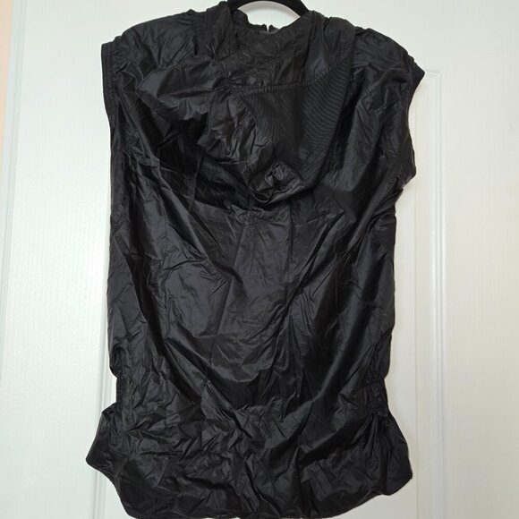Y2K Adidas Lightweight Hooded Vest Black Size S - Picture 2 of 10